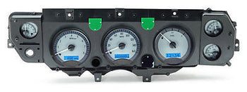 1970-1972 Chevelle Dakota Digital VHX silver blue